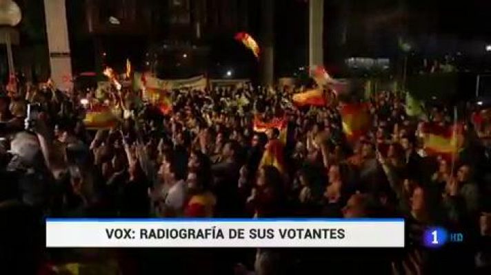 Telediario 1 - Vox: radiografía de sus votantes