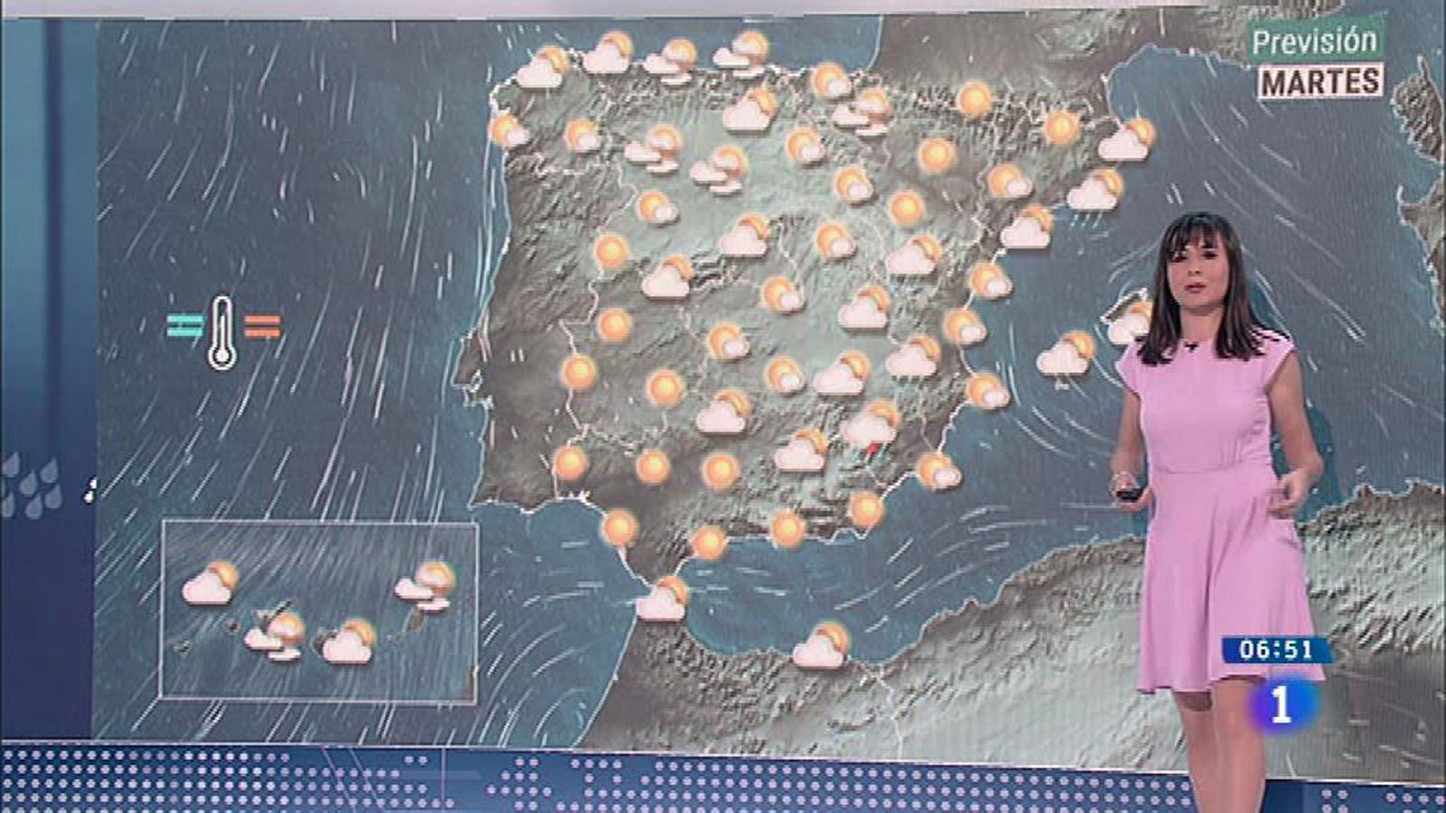 Temperaturas cálidas y posibles tormentas en zonas de montaña