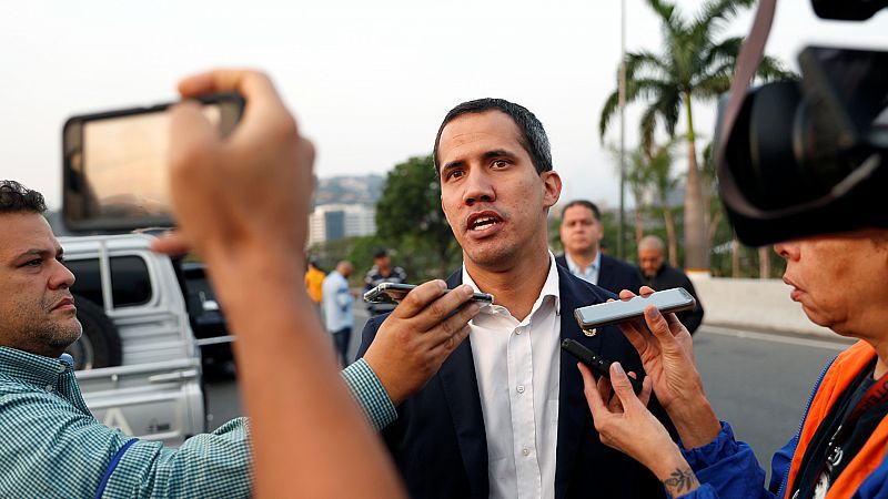 Guaidó: "Un sector importante de las Fuerzas Armadas se han puesto del lado de la Constitución"