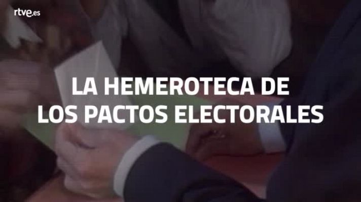 Hemeroteca de los pactos electorales en España