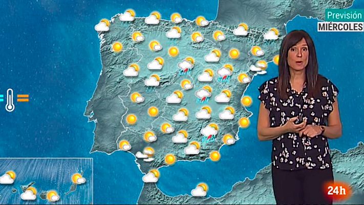 El tiempo - Sol, calor y tormentas por la tarde