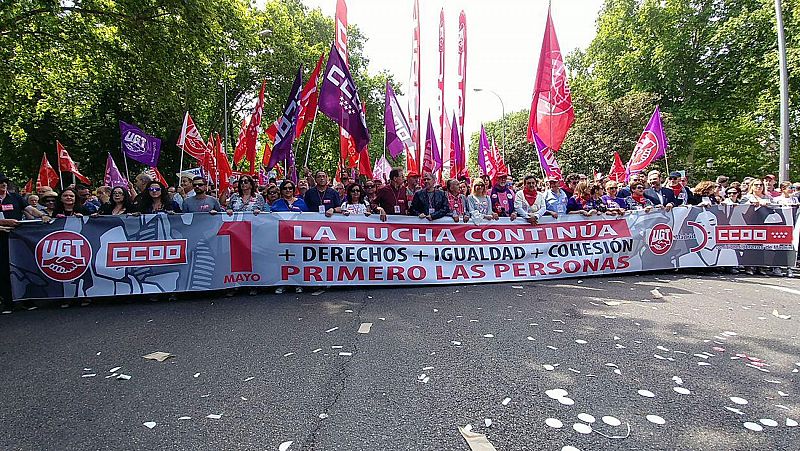 Los sindicatos piden un gobierno estable de izquierdas
