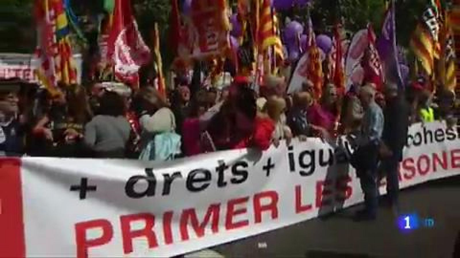 Más de 70 manifestaciones en toda España por el Primero de Mayo exigen la derogación de la reforma laboral