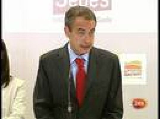 Zapatero cree "alentador" el paro