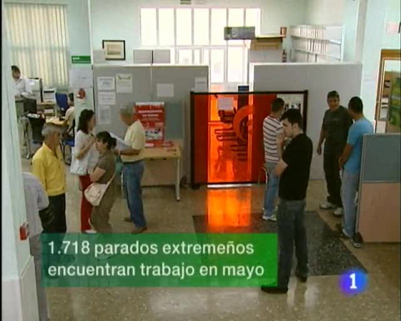 Noticias Extremadura. Informativo territorial de Extremadura. (02/06/09)