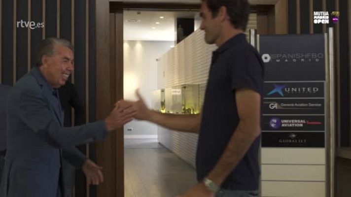 Federer ya está en Madrid