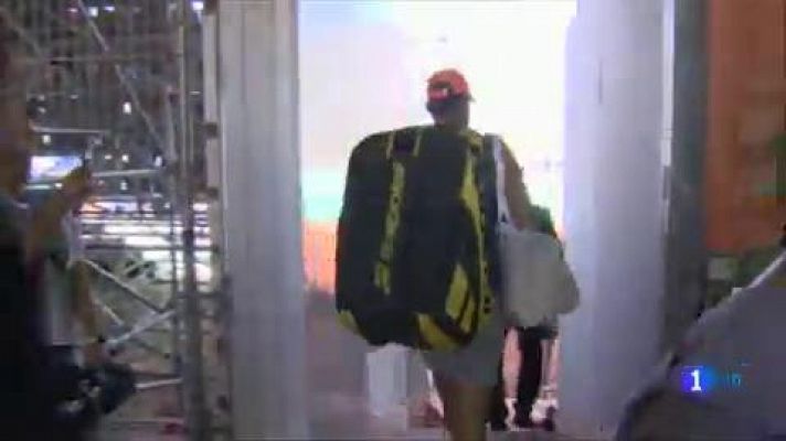 Telediario 1 - La estrellas del tenis ultiman su preparación para su debut en el Madrid Open