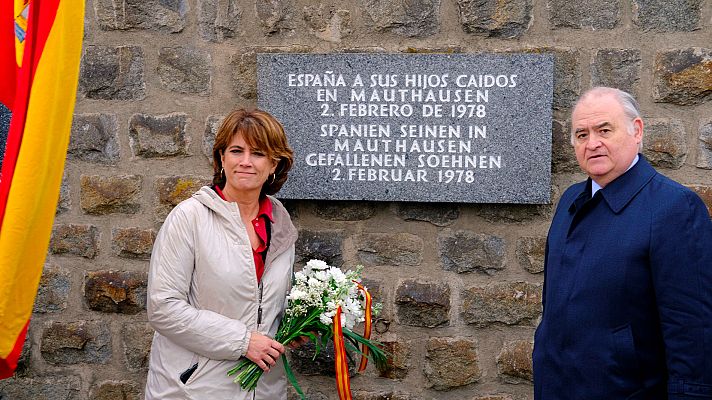 Informativo 24h - La ministra de Justicia abandona el homenaje a los deportados en Mauthausen al citar la Generalitat a los "presos políticos"