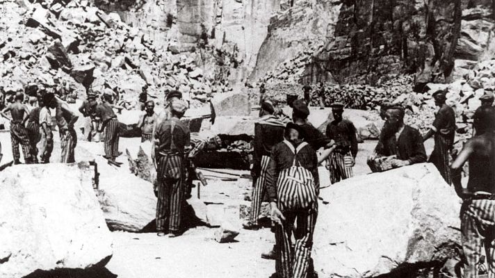 Telediario 1 - Más de 5.000 españoles murieron en campos de concentración como el de Mauthausen