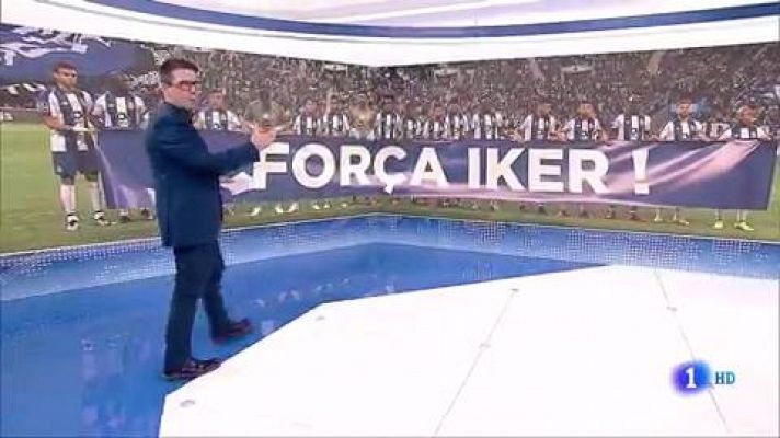 Telediario 1 - El Oporto lanza un mensaje de apoyo a Casillas