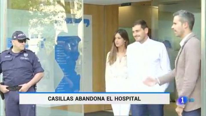 Casillas sale del hospital cinco días después de sufrir un infarto