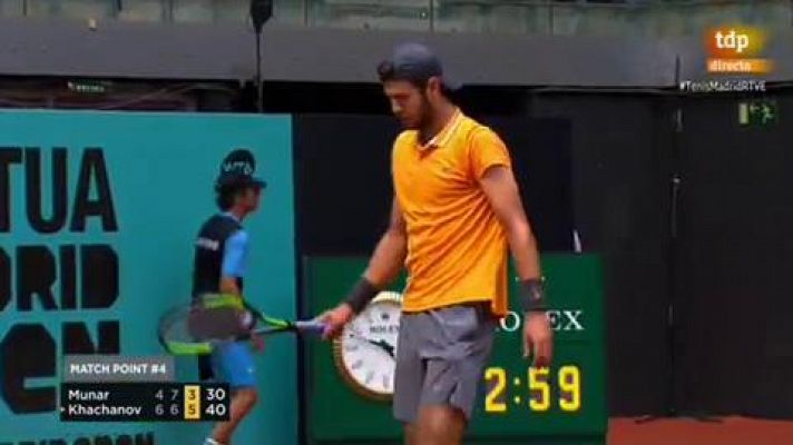 Madrid Open de Tenis - Munar no puede con un gran Khachanov