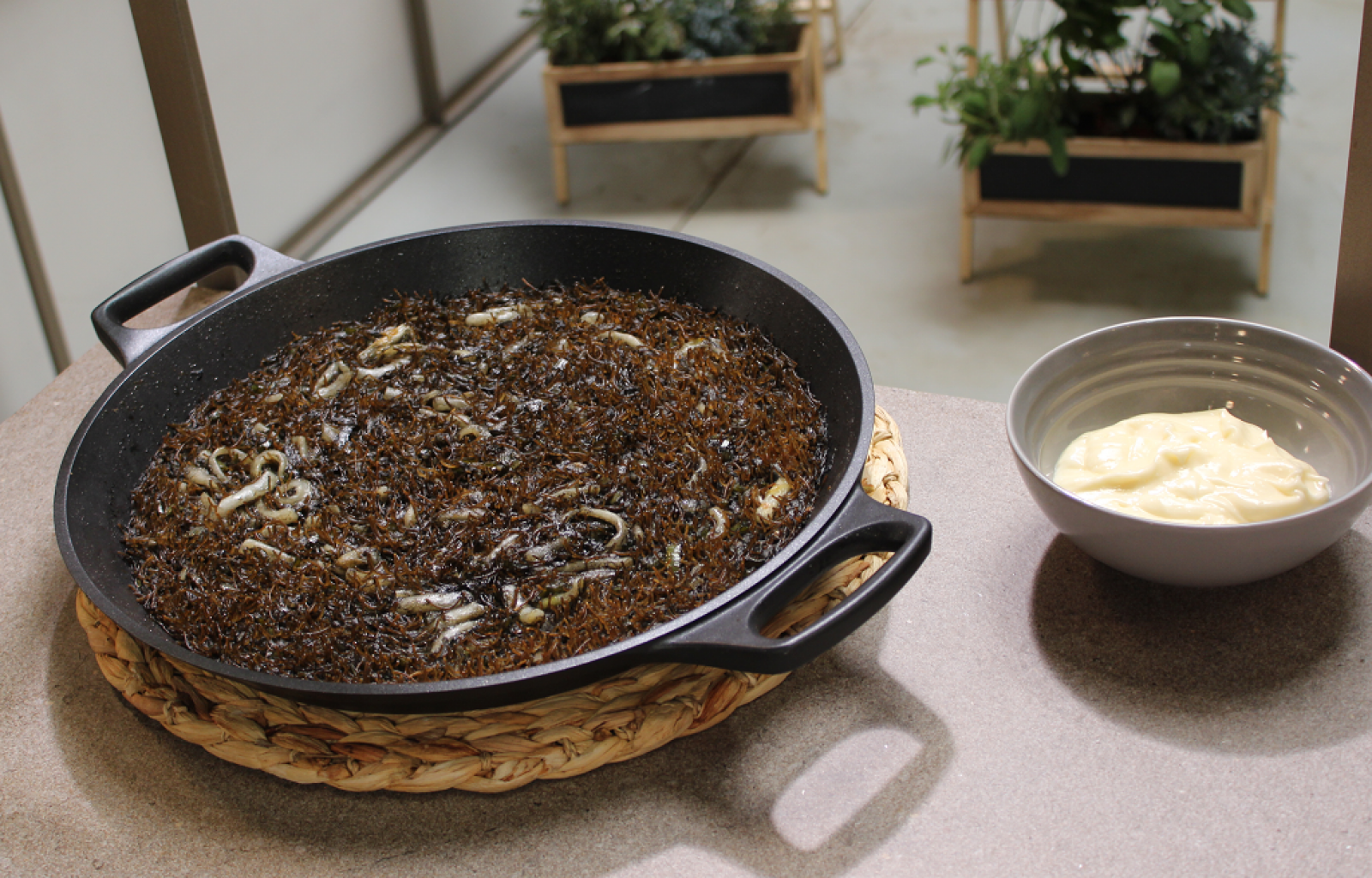 Mushroom Fideuà, Receta