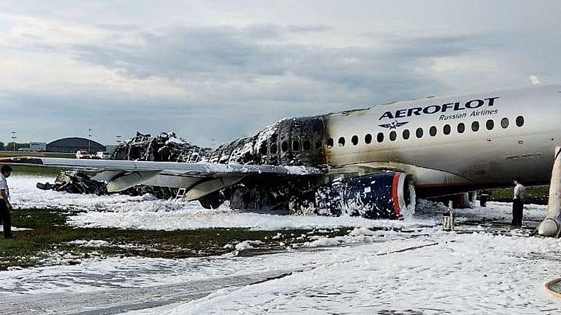 Los expertos cuestionan que un rayo provocara el accidente aéreo en Moscú