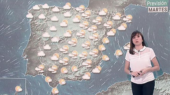 El tiempo - Jornada de nubes, pocas lluvias y fuertes vientos