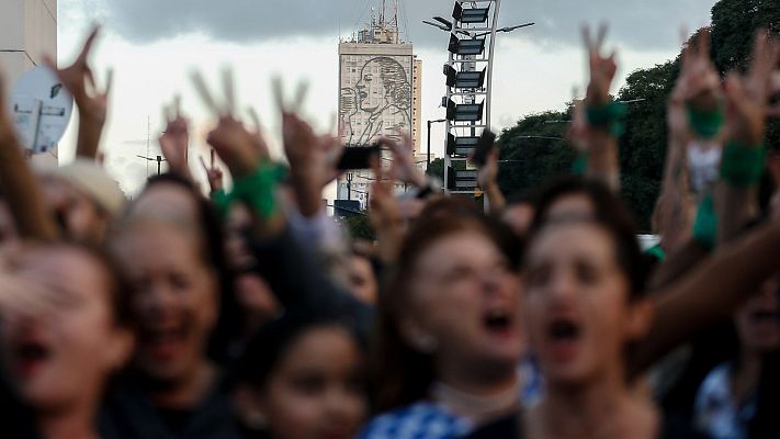 Telediario 1 - Argentina recuerda a Evita en el centenario de su nacimiento