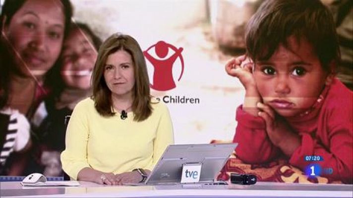 Telediario 1 - #lainfanciamarca: Save the Children cambia la vida de los líderes políticos