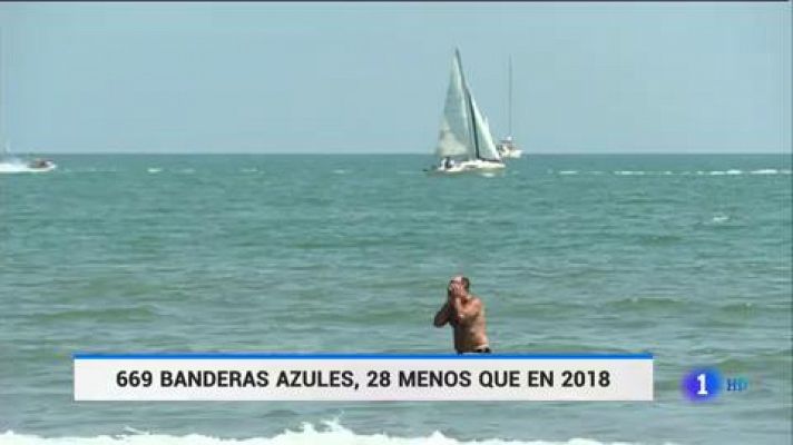 Telediario 1 - España, líder en banderas azules en las playas con 669