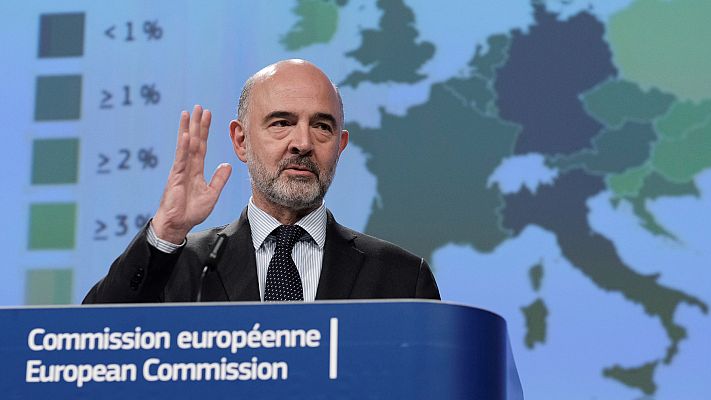 Telediario 1 - La Comisión Europea prevé que la desaceleración de la eurozona continúe en 2020