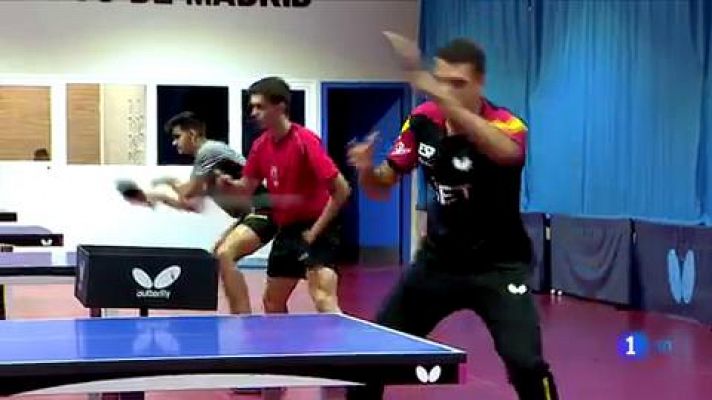 Telediario 1 - Álvaro Robles sueña con la medalla olímpica y seguir haciendo historia en el tenis de mesa