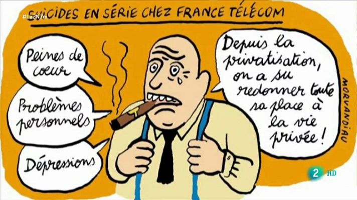 La 2 Noticias - Comienza el juicio contra France Télécom por la oleada de suicidios de sus trabajadores