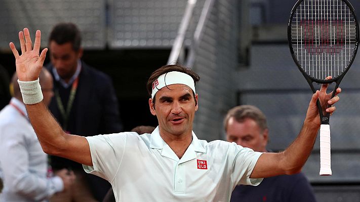 Madrid Open de Tenis - Federer vence a Gasquet en el Madrid Open