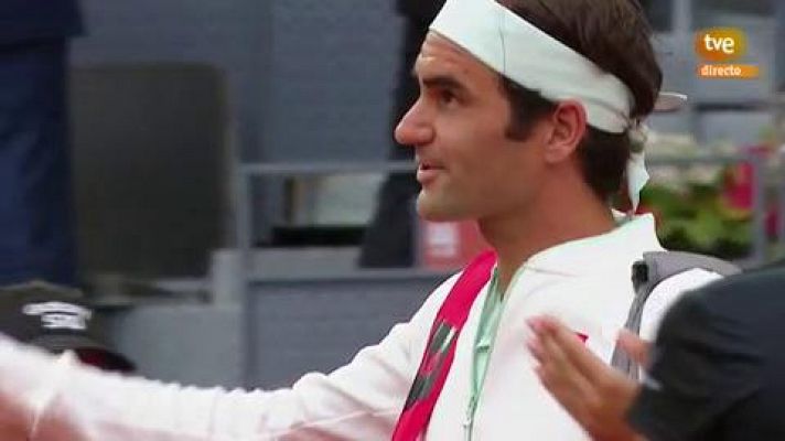 Lo mejor del estreno de Federer en Madrid