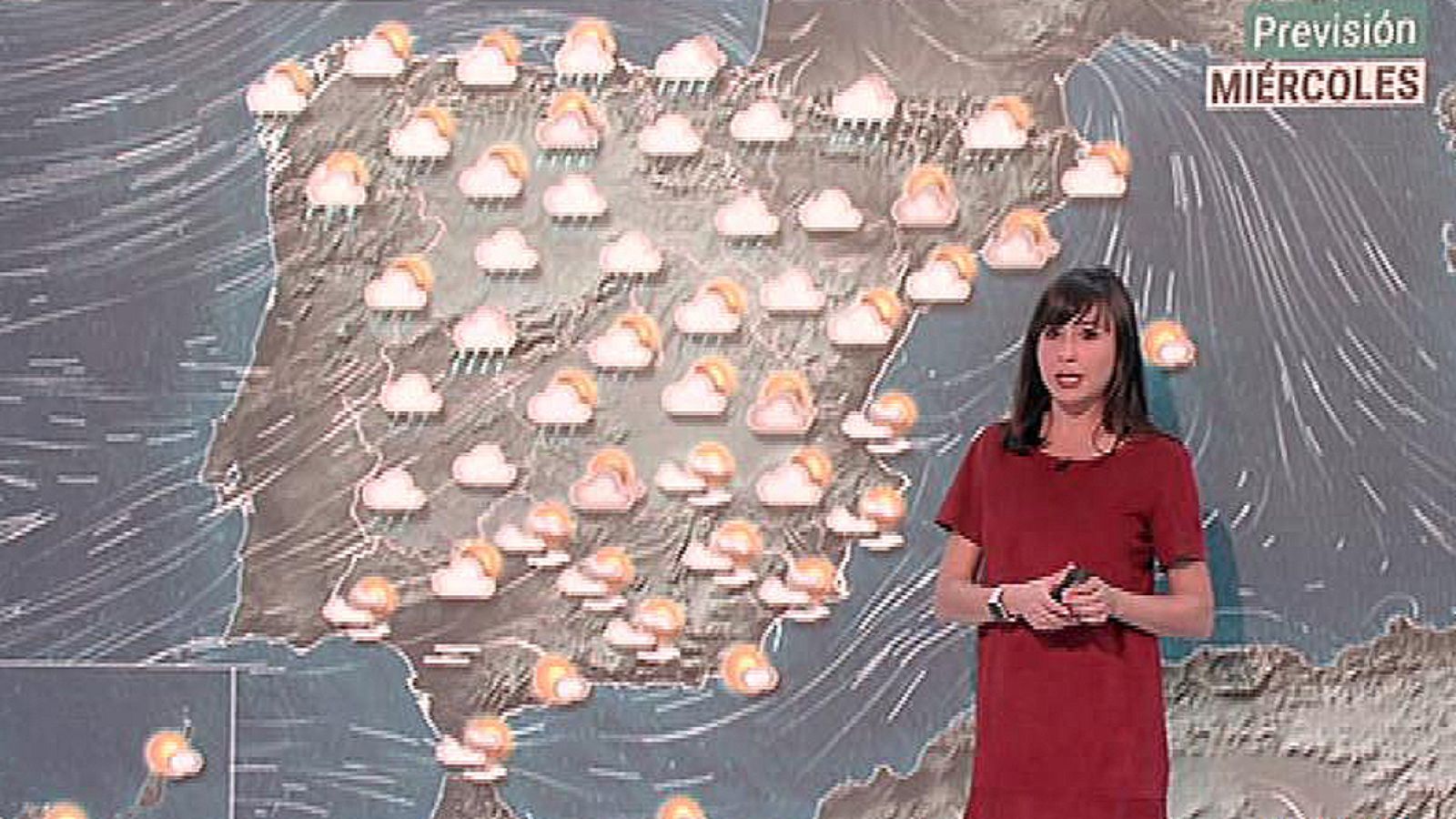 El tiempo - Fuertes vientos, temperaturas altas y precipitaciones irregulares en la Península