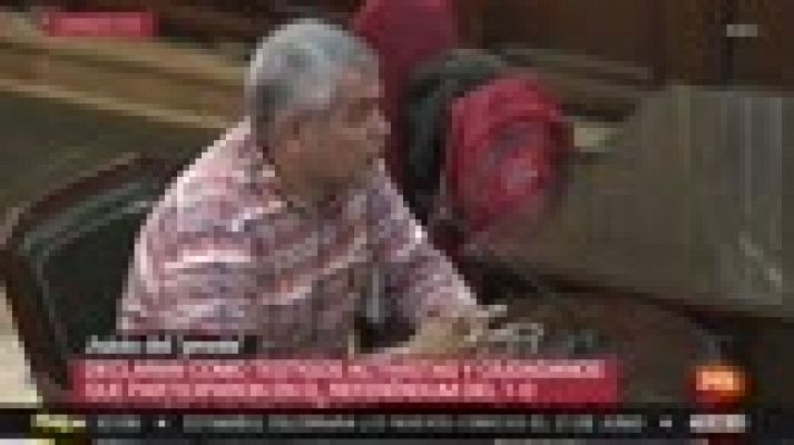 Informativo 24h - Marchena recuerda a los testigos que todo lo que ocurre en el juicio es por "imperativo legal" no solo tener que contestar a Vox