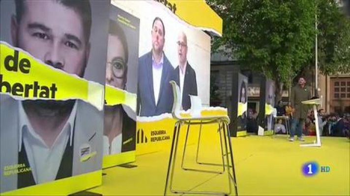 Telediario 1 - Los cinco "electos" del 'procés' piden la libertad para ejercer de diputados y senador