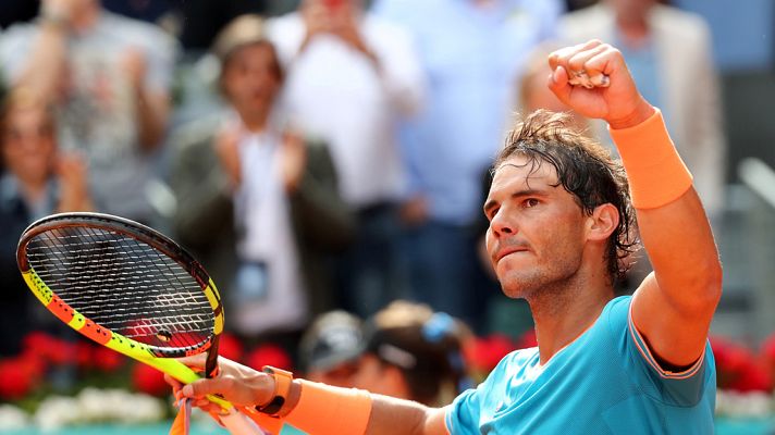 Madrid Open de Tenis - Lo mejor del debut de Rafa Nadal ante Auger-Aliassime