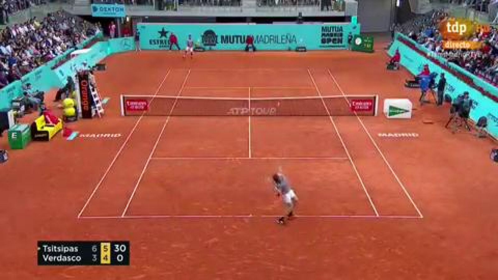 Madrid Open de Tenis: Tsitsipas derrota a Verdasco y alcanza los cuartos por primera vez | RTVE Play