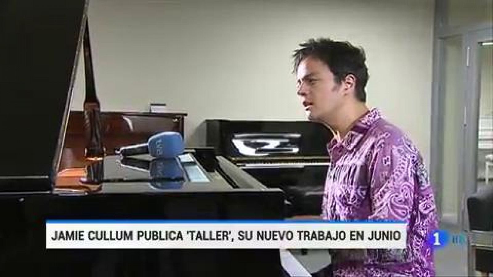 Telediario 1: Jamie Cullum publica "Taller", su nuevo trabajo, en junio | RTVE Play
