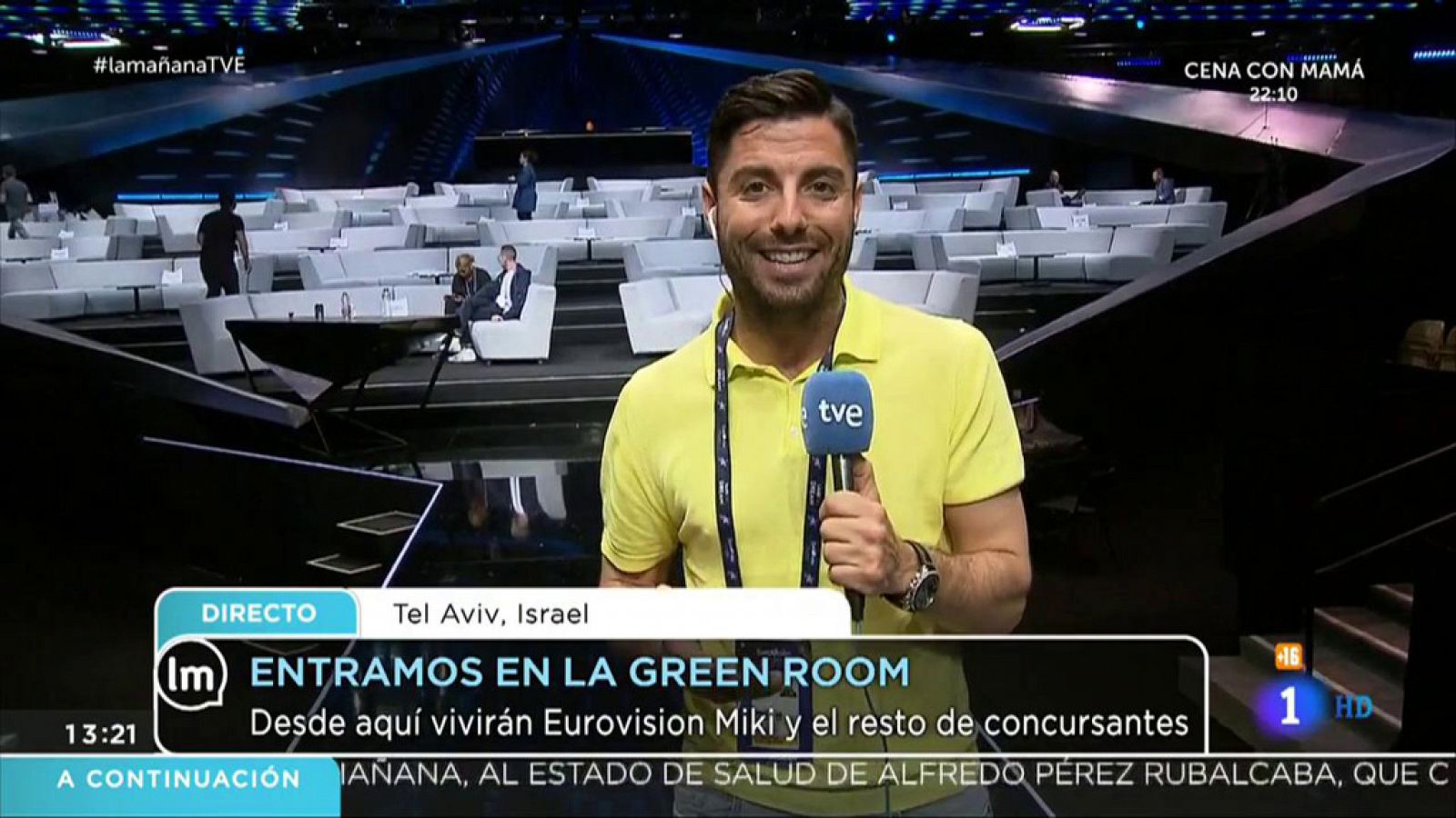 La Mañana - La Green Room, preparada para la primera semifinal de Eurovisión 2019