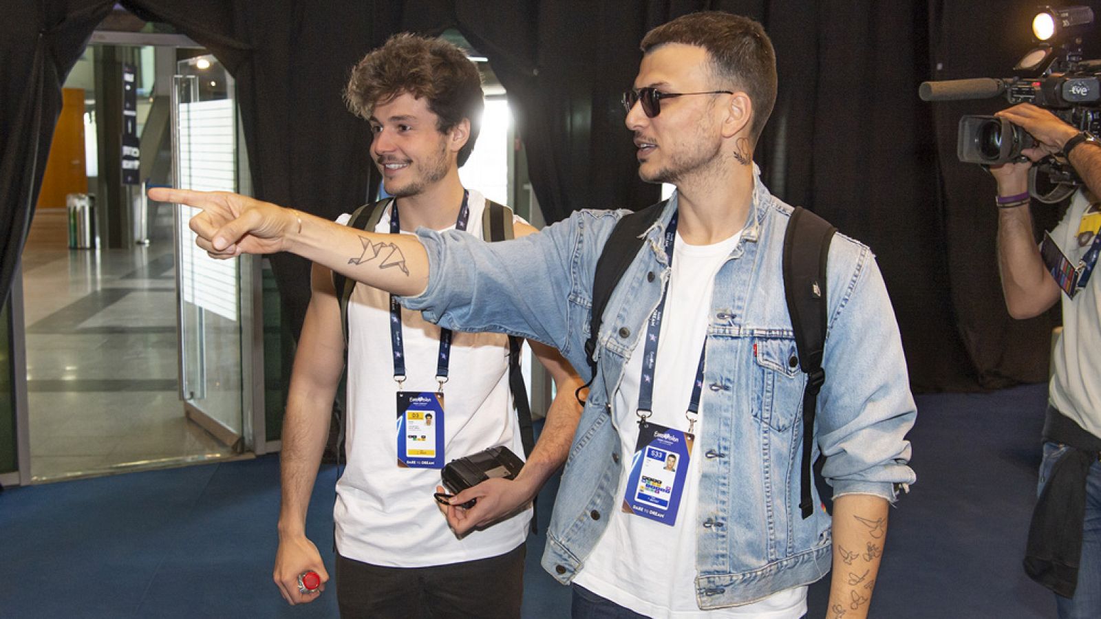 Corazón - Miki ensaya por primera vez sobre el escenario de Tel Aviv