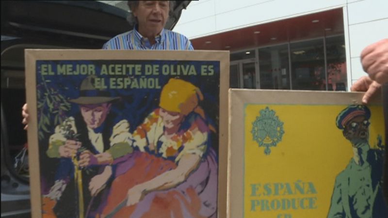 Los Mossos recuperan dos carteles robados del artista valenciano, Josep Segrelles, que acabron en Inglaterra 