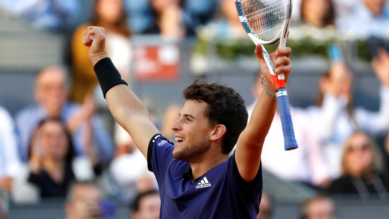 Mutua Madrid Open: Thiem supera a Federer en cuartos