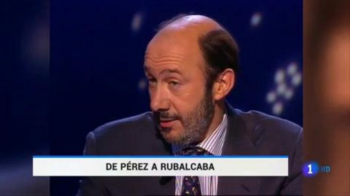Telediario 1 - El viaje de Pérez a Rubalcaba