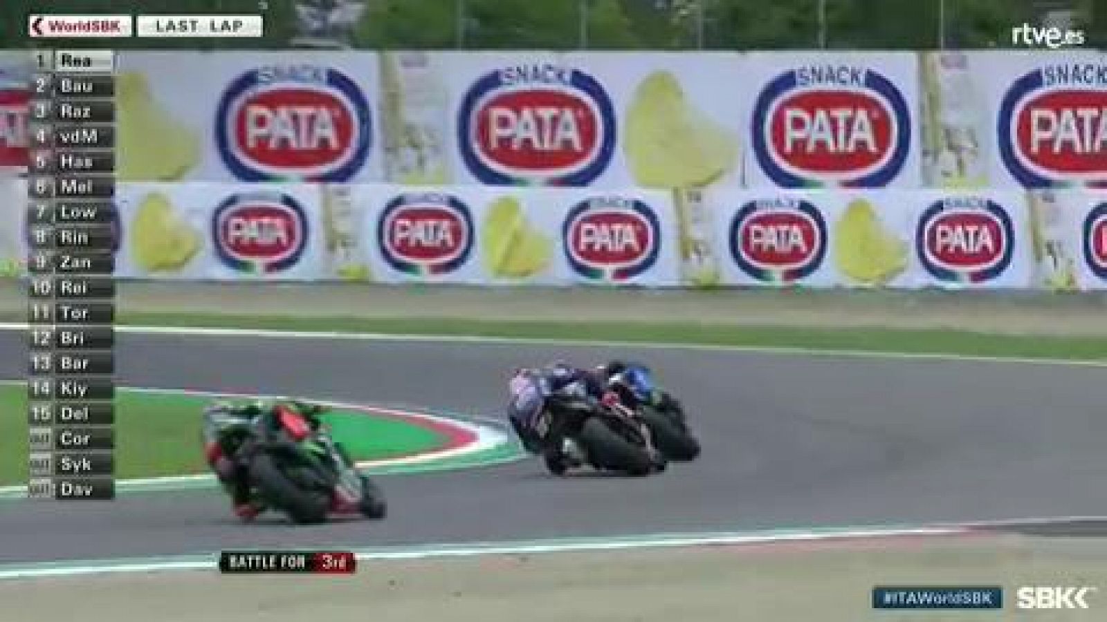 WorldSBK | Rea corata la racha de Bautista con su triunfo en Imola - RTVE.es | Ver