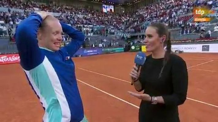 Bertens: "Ha sido una semana fantástica y no puedo estar más contenta"