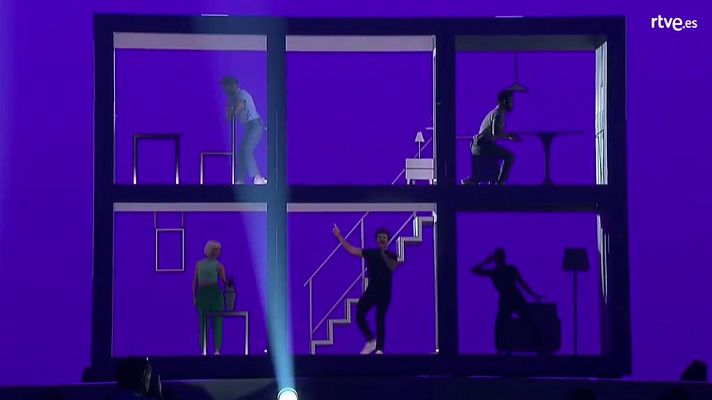 Eurovisión - Primer pase del segundo ensayo de Miki