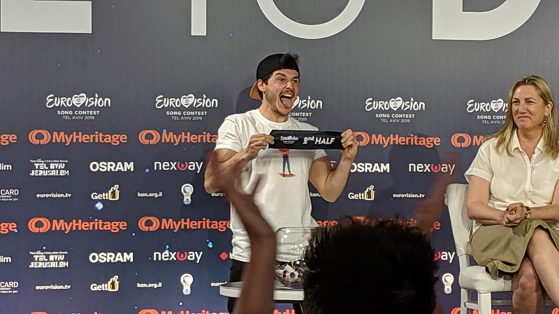 Eurovisin 2019 - Segunda rueda de prensa completa de Miki: Actuar en la segunda mitad de la final