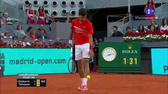 Novak Djokovic logra su tercer Madrid Open