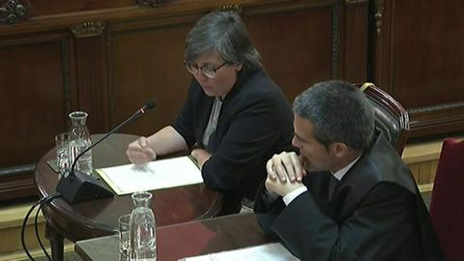 Juicio 'procés': Mireia Boya asegura que discutió con Sànchez porque la CUP no quería desconvocar la protesta frente a Economía