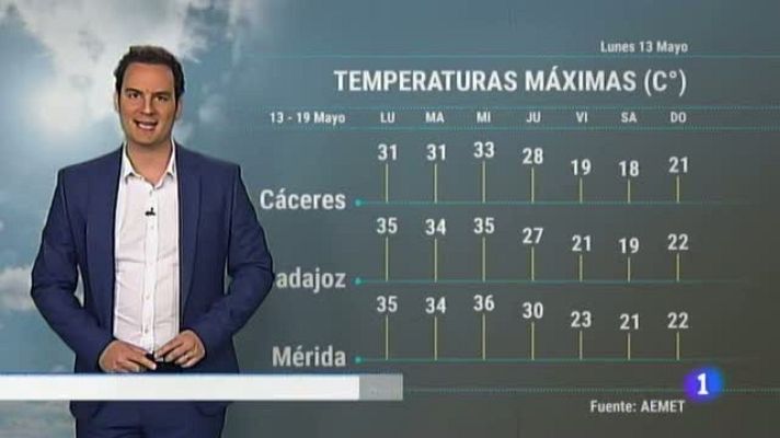 Noticias de Extremadura - El Tiempo en Extremadura - 13/05/19