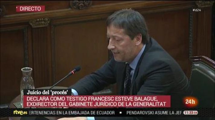 El director del Gabinete Jurídico niega la malversación: "No se aprecia ningún perjuicio para el erario público"