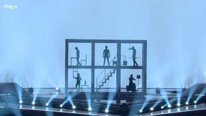 Eurovisión - Miki ensaya "La venda" antes de la primera semifinal