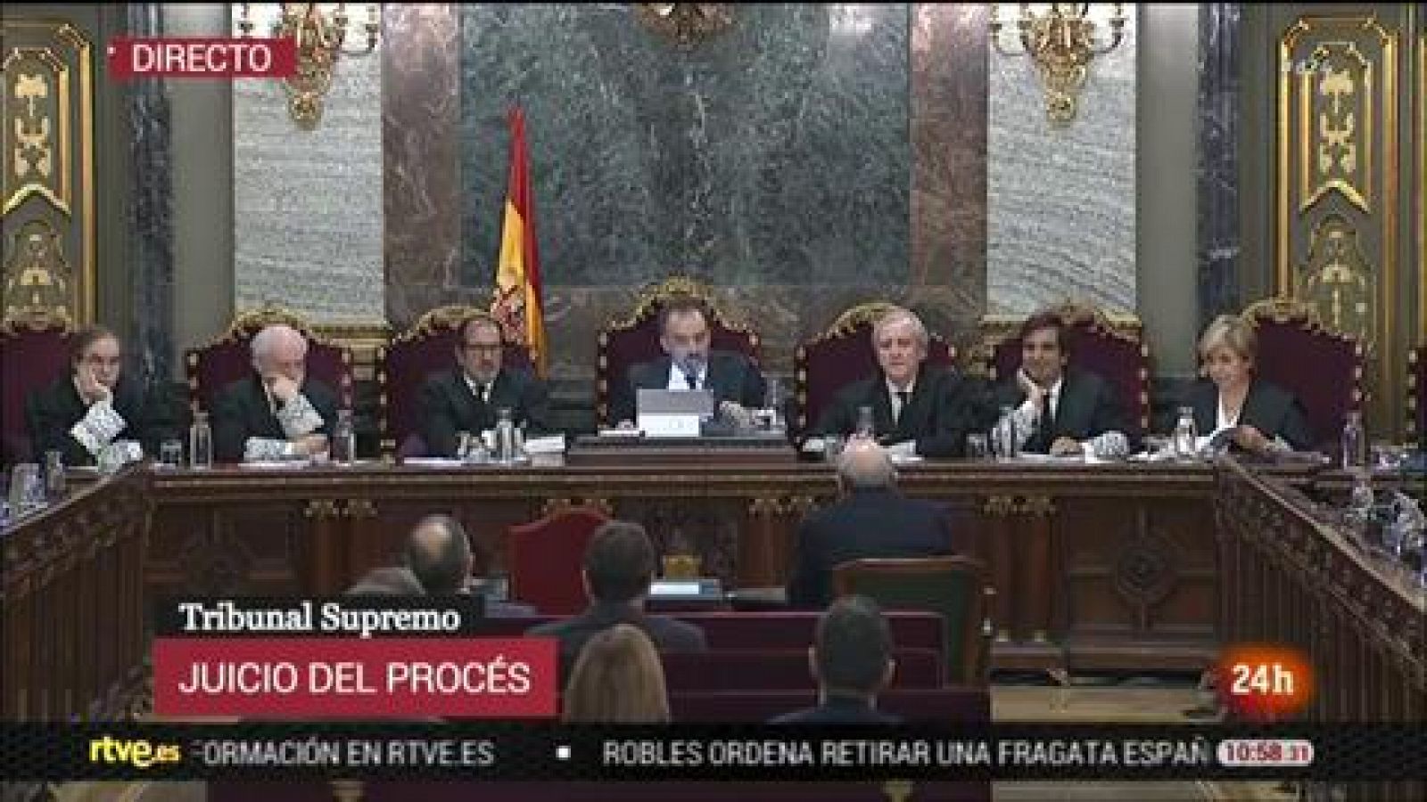 Marchena, a punto de expulsar a un testigo: "Usted va a contestar en castellano"