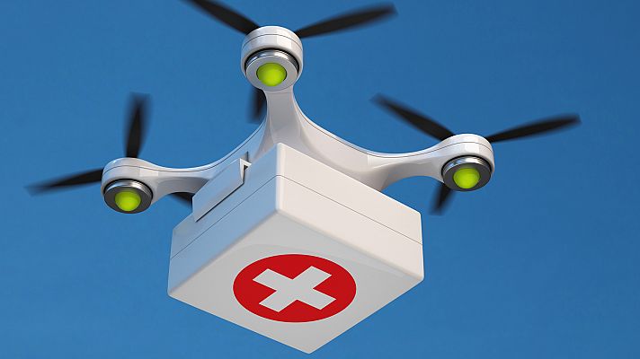 Un dron que salva vidas