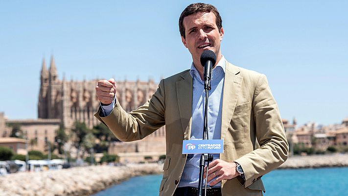 Los líderes políticos recorren Ávila, Coruña y Palma de Mallorca en busca de votantes para el 26M